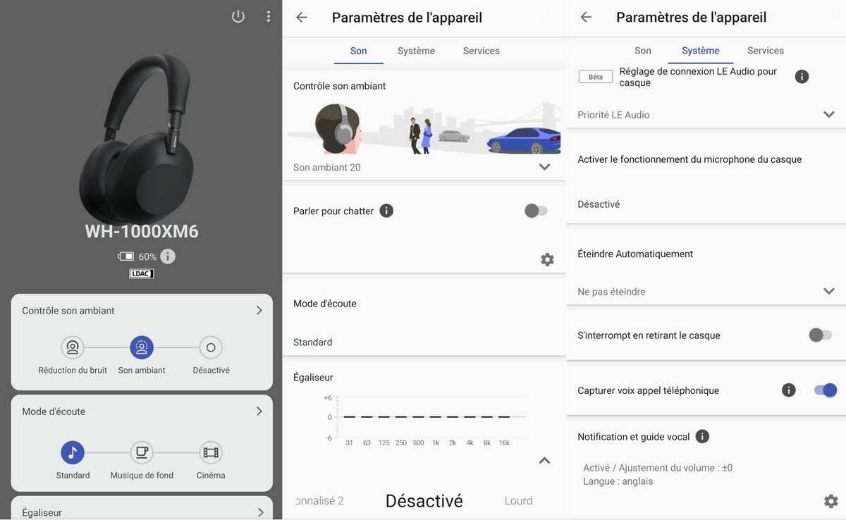 Les utilisateurs de Headphones Connect ne seront pas dépaysés, Sound Connect prend assez bien le relais