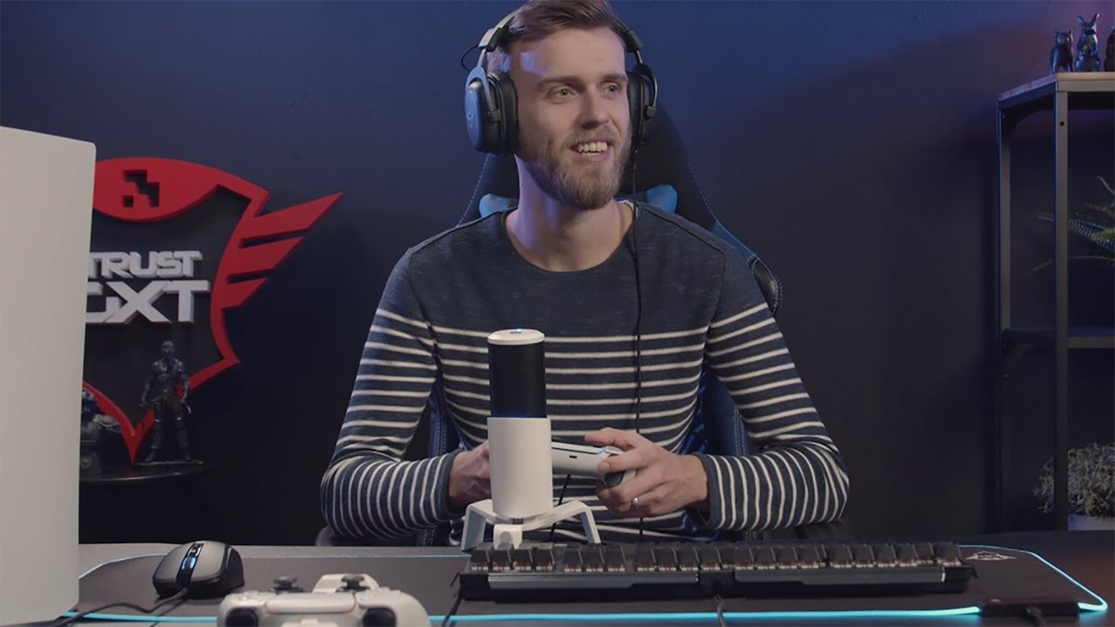 Le microphone à condensateur Trust Gaming GXT 258W