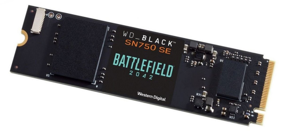 Une édition spéciales est fournie avec un code Battlefield 2042 © Western Digital