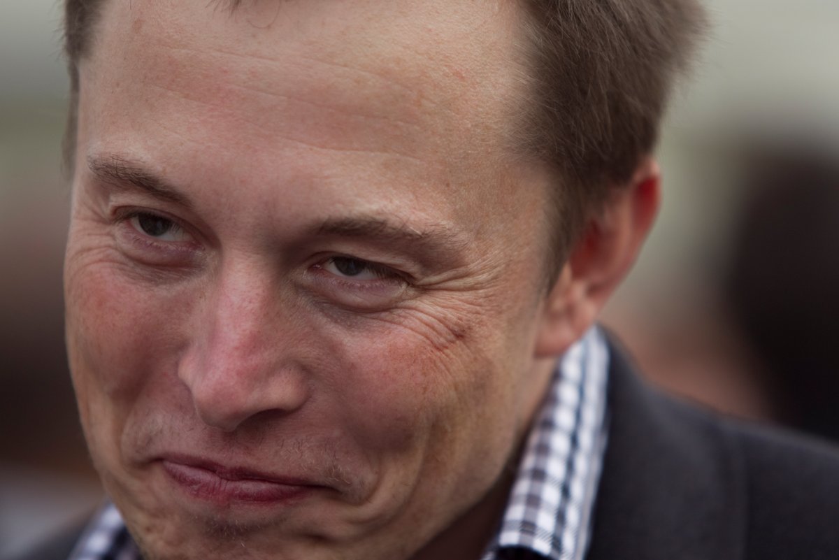 Elon Musk en train de sourire © Wired Photostream / FlickR