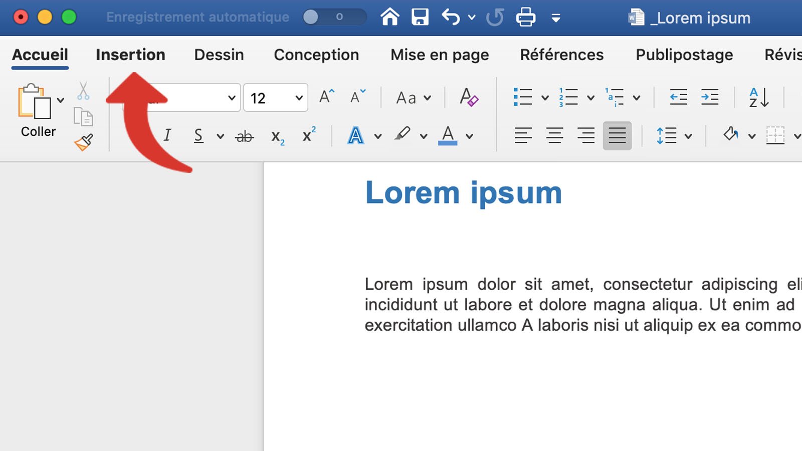 tutoriel word