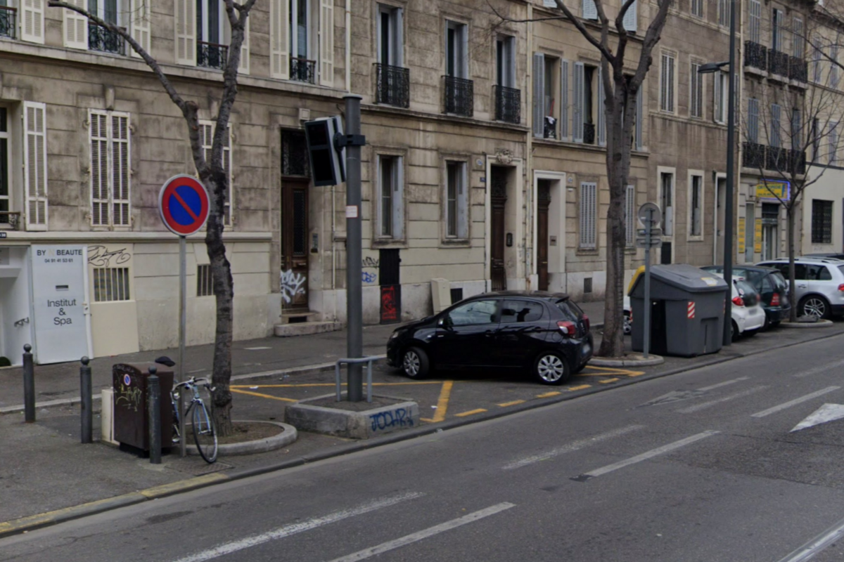 L'un des nouveaux radars urbains marseillais © Google Maps