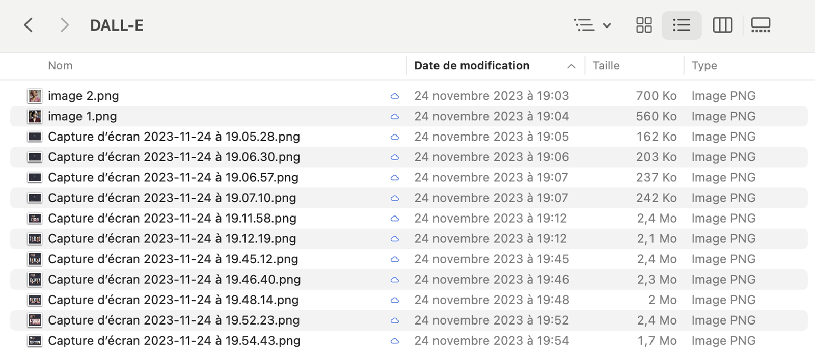 Finder pour upload DALL·E 3 © Pascale Duc pour Clubic