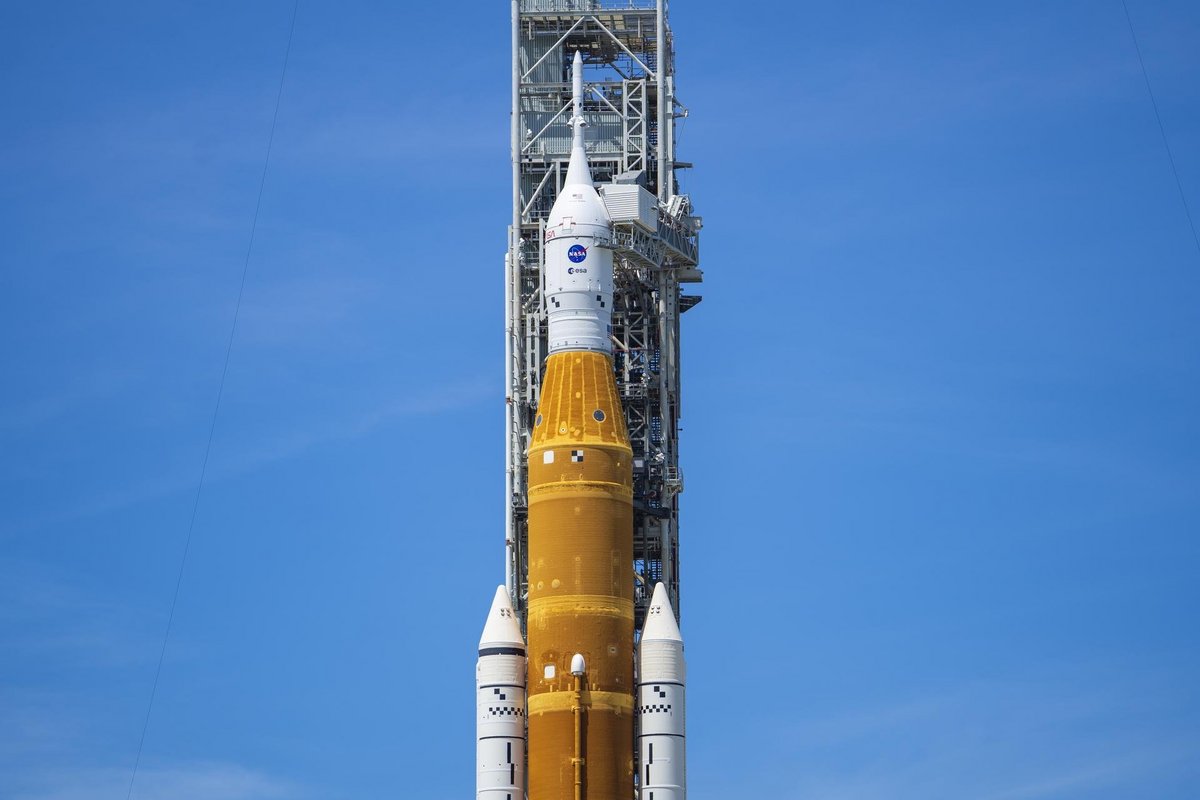 Le Space Launch System (SLS), fusée de la NASA produite par Boeing et Northrop Grumman © NASA