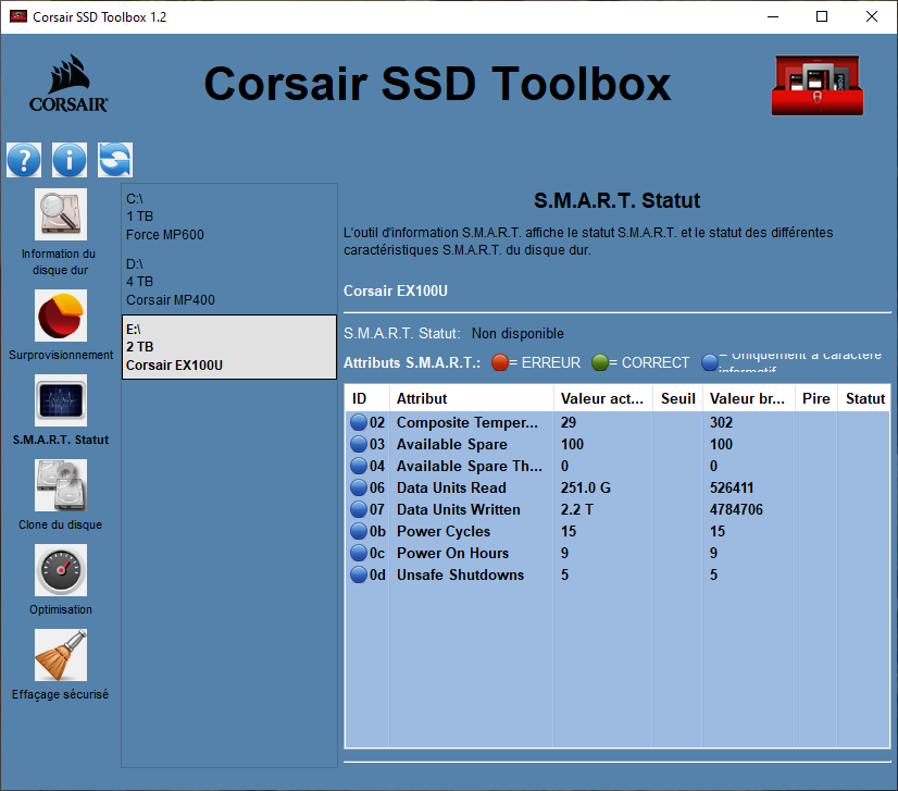 Corsair EX100U