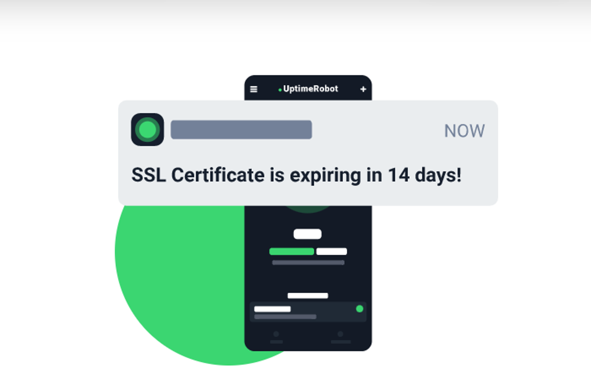 Surveillance du certificat SSL avec UptimeRobot