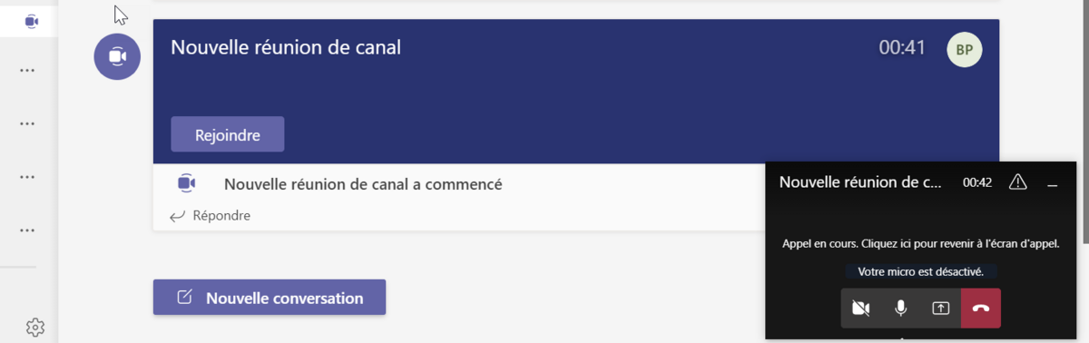 Microsoft Teams joindre réunion