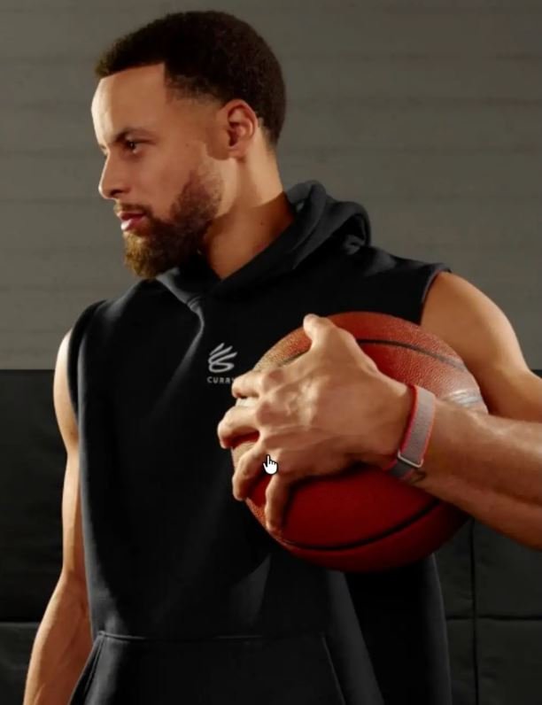 Vers un nouveau tracker sportif sans le moindre écran chez Fitbit. ©Instagram / Stephen Curry
