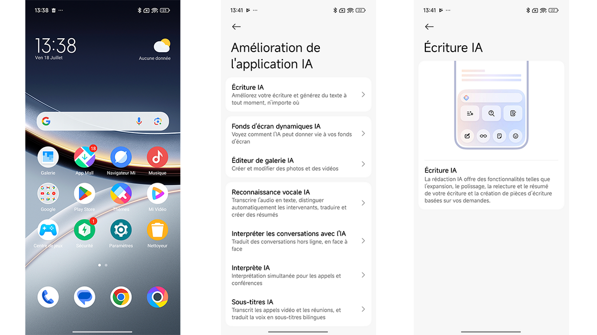 Les outils d'écriture sont perfectibles, mais accessibles sur toutes les applis. © Pierre Crochart pour Clubic.com
