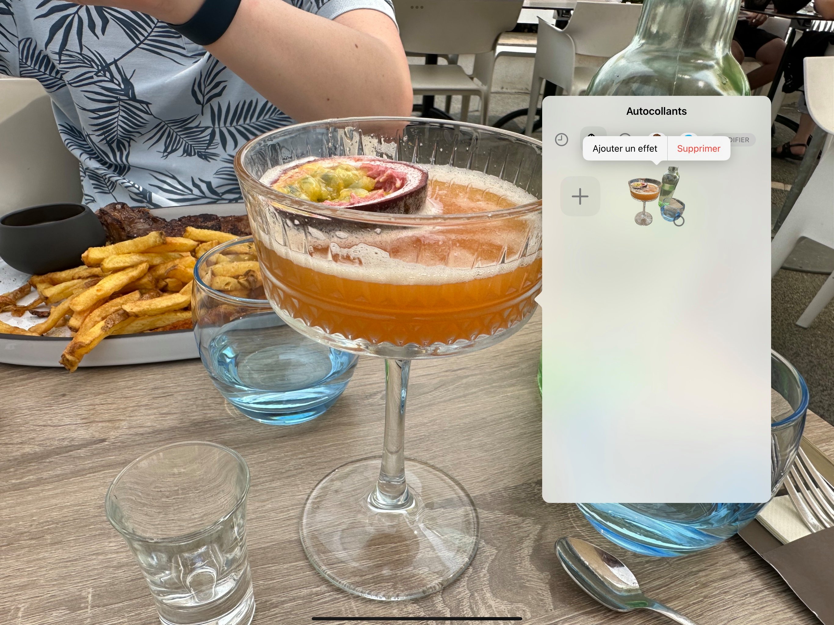 iOS 17 Ajout stickers