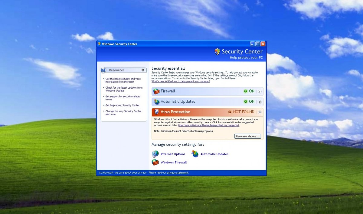 Après Blaster, Sasser et Conficker, Microsoft décide d'activer par défaut le pare-feu dans Windows XP. © Clubic