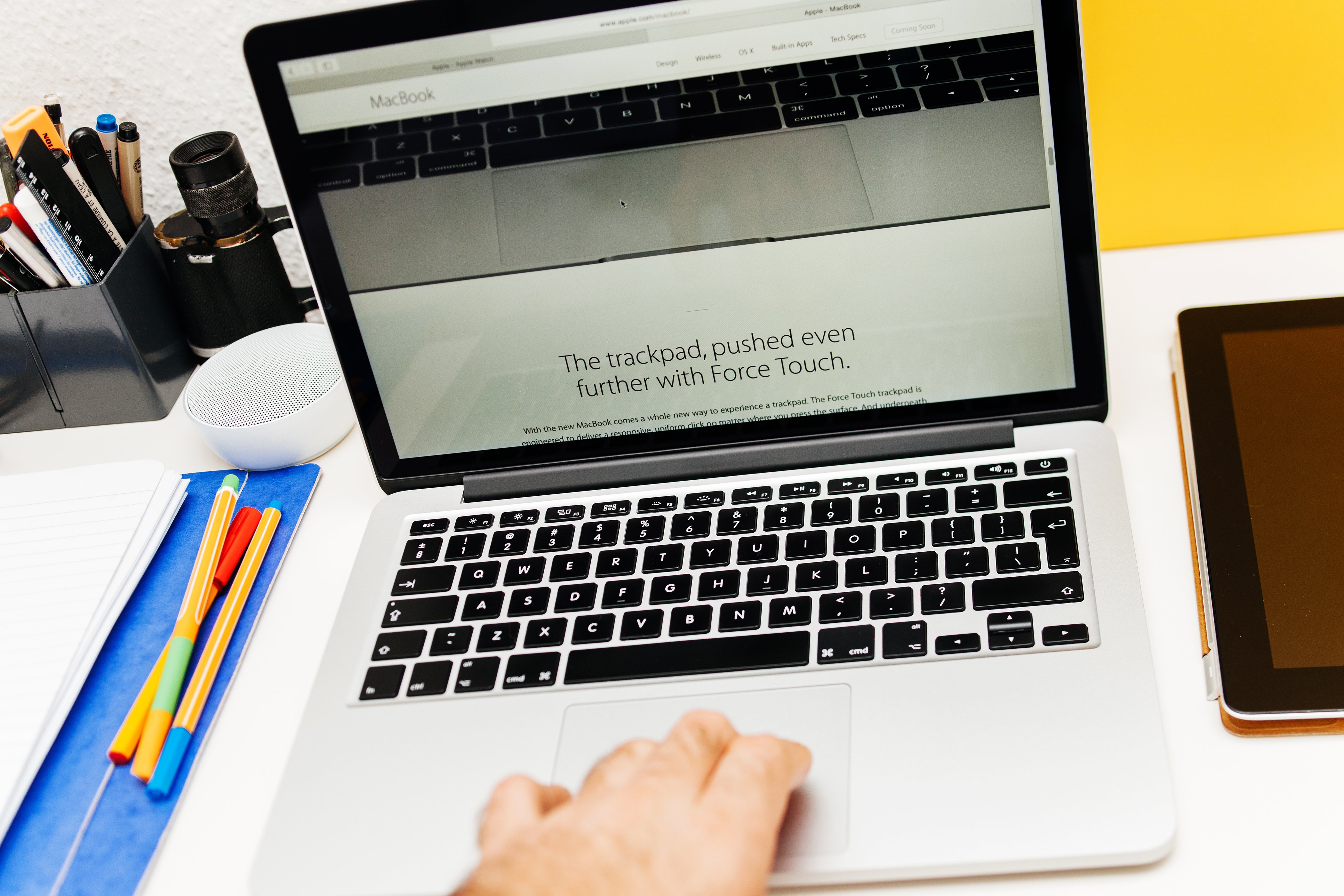 Apple a introduit Force Touch sur ses MacBook en 2015 - ©Hadrian / Shutterstock