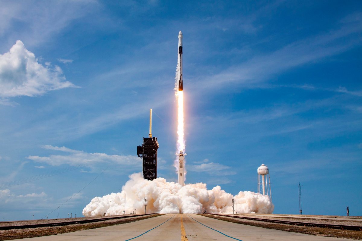 Le décollage de Crew Dragon pour la mission DM-2. ©SpaceX