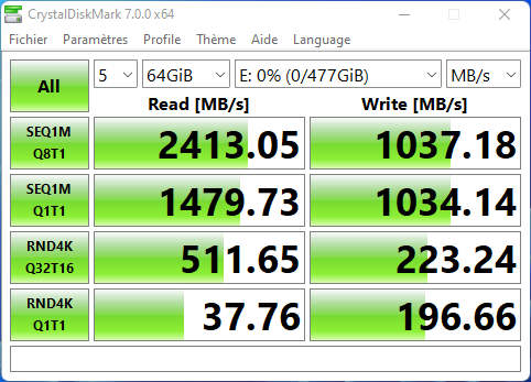 Kioxia BG5 vs SSD Valve - Steam Deck