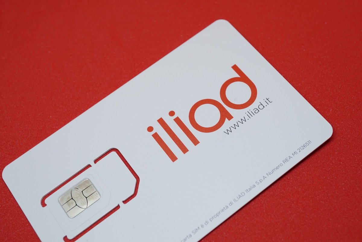 Une carte SIM Iliad Italia © Kraft74 / Shutterstock.com