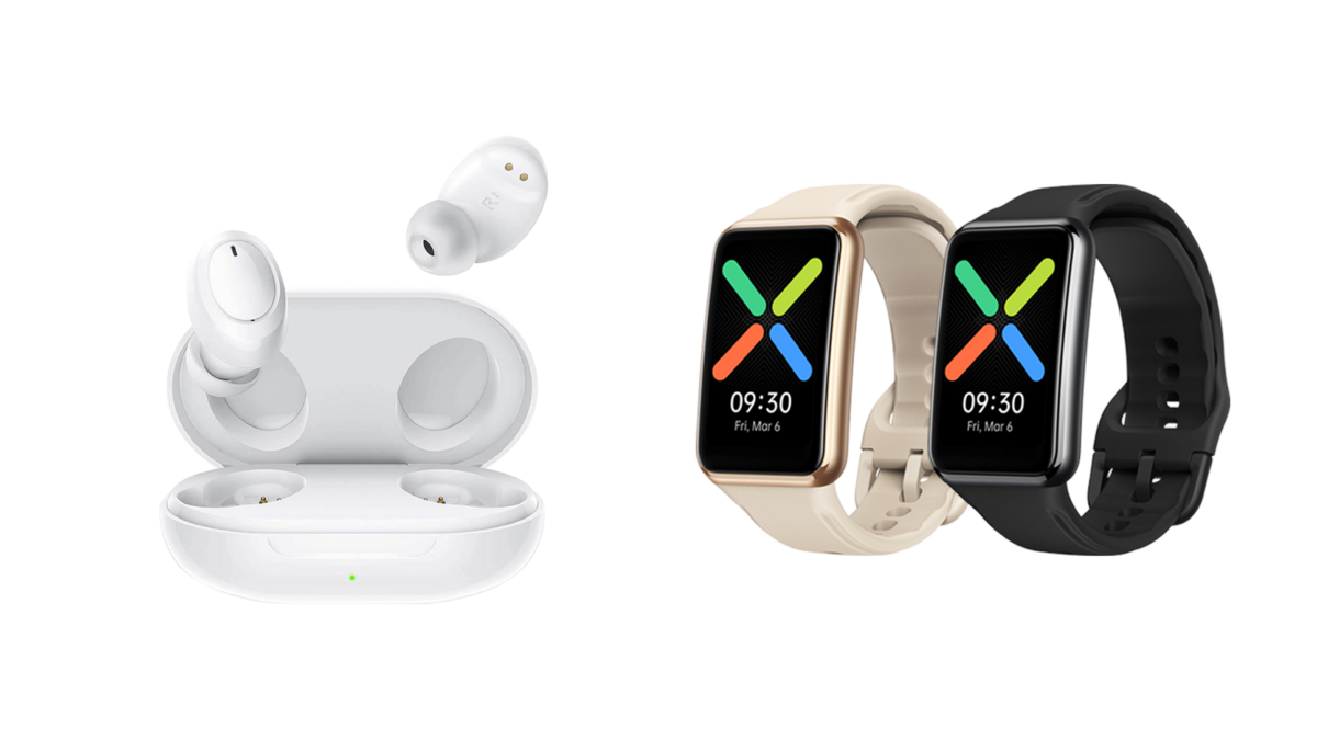 OPPO Enco Buds + OPPO Watch Free