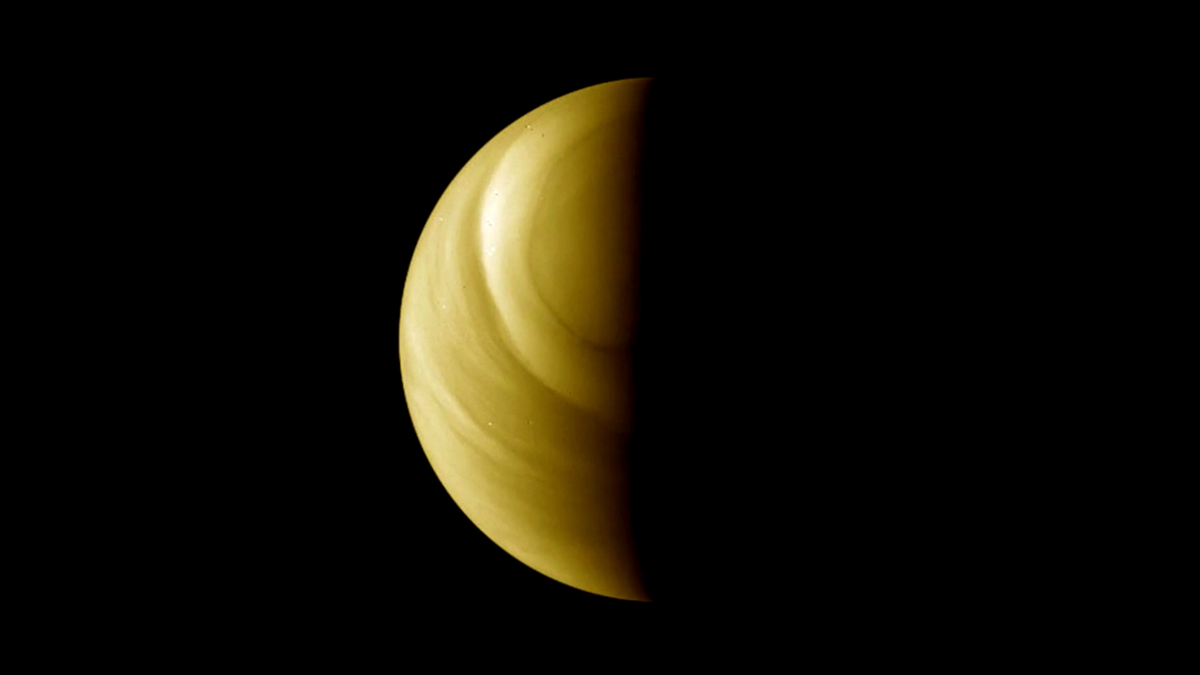 Venus Explorer a pris cette photo de la planète-enfer. Crédits ESA.