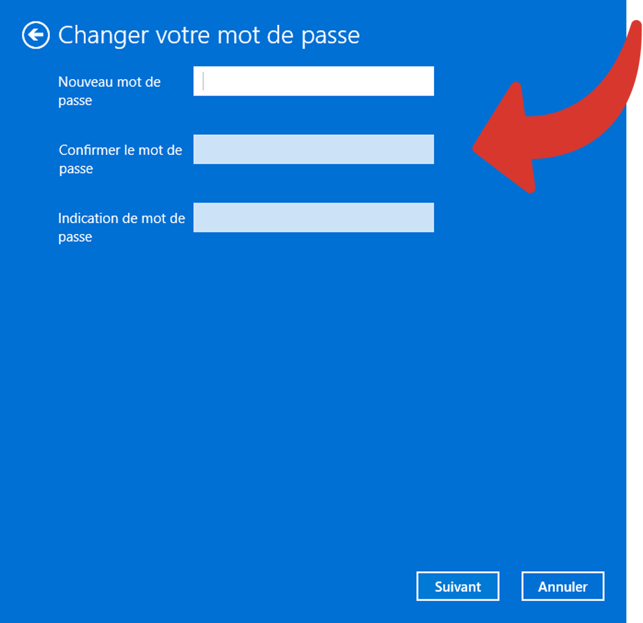 2e étape pour réinitialiser le mot de passe Windows © Clubic