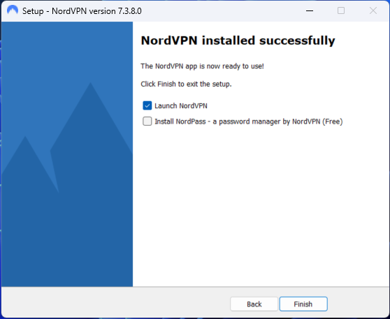 NordVPN sur Windows