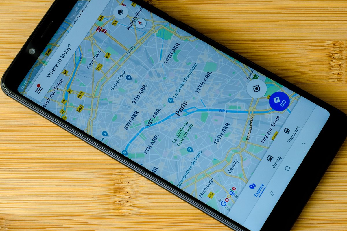 La nouvelle interface de Google Maps est là sur Android © Lutsenko_Oleksandr / Shutterstock