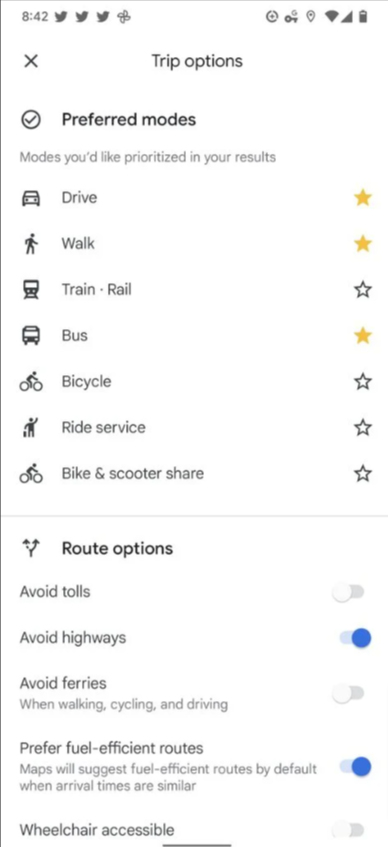 Google Maps transports 2