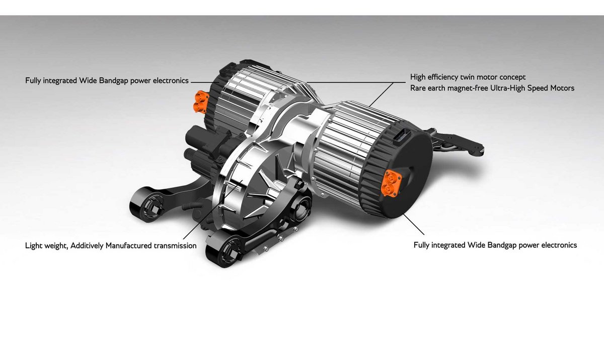 Moteur électrique Bentley essieu