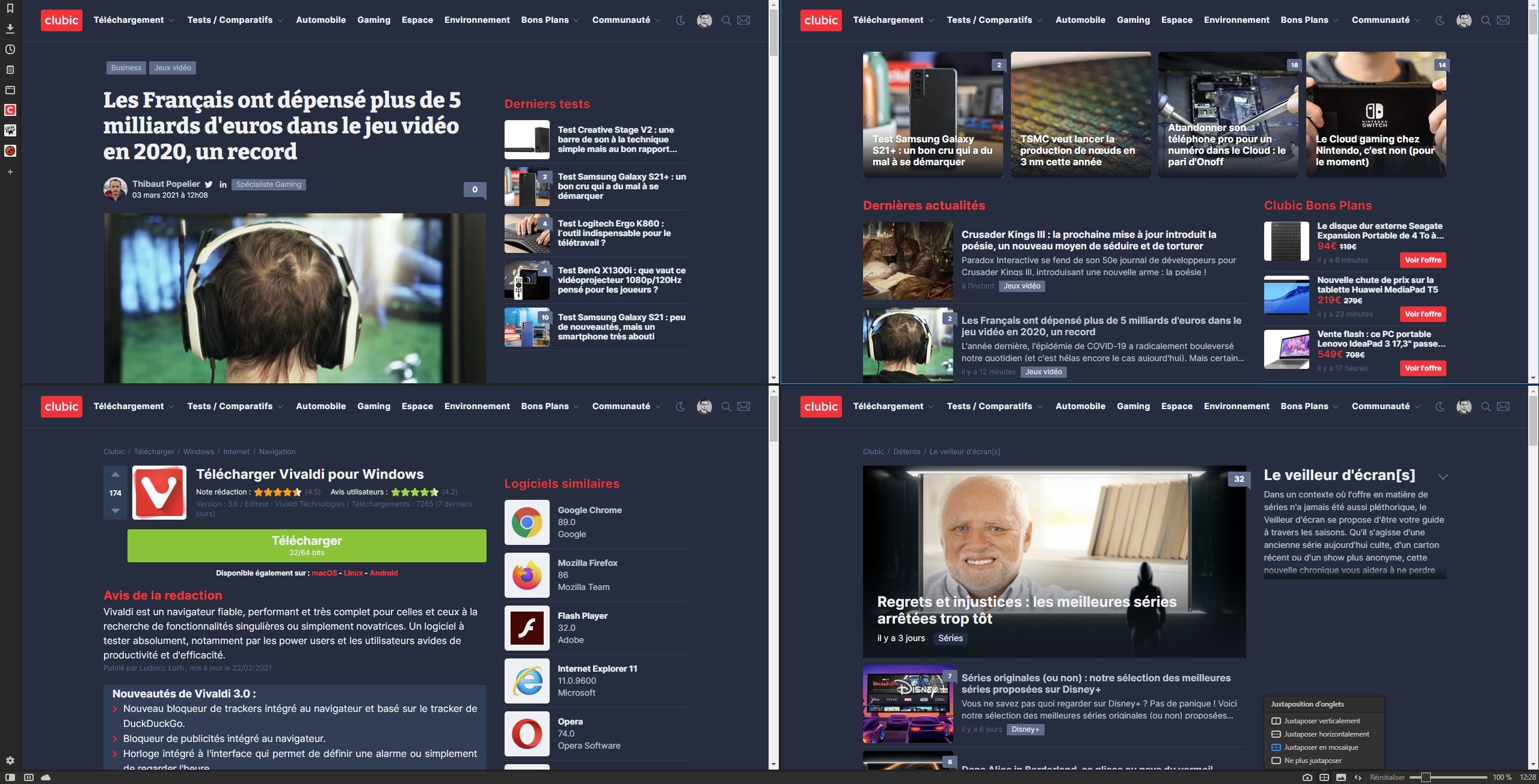 juxtaposition Vivaldi