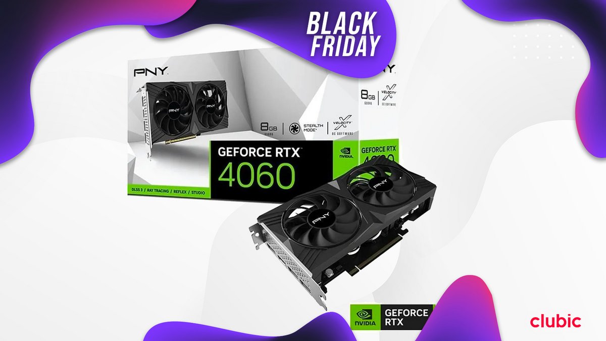 La RTX 4060 de PNY à petit prix pendant le Black Friday.