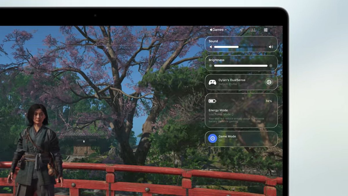 WWDC 2025 Tahoe game overlay