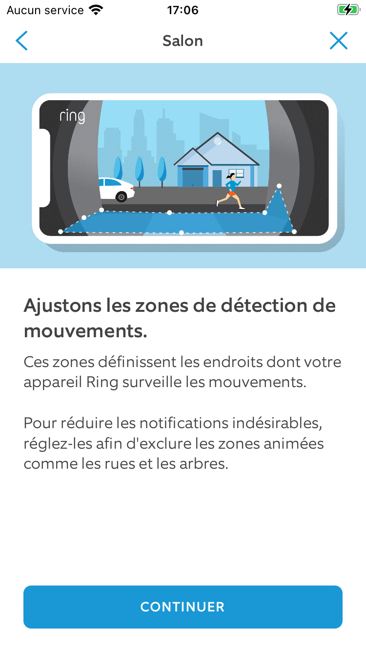 Ring Indoor Cam Assistant détection