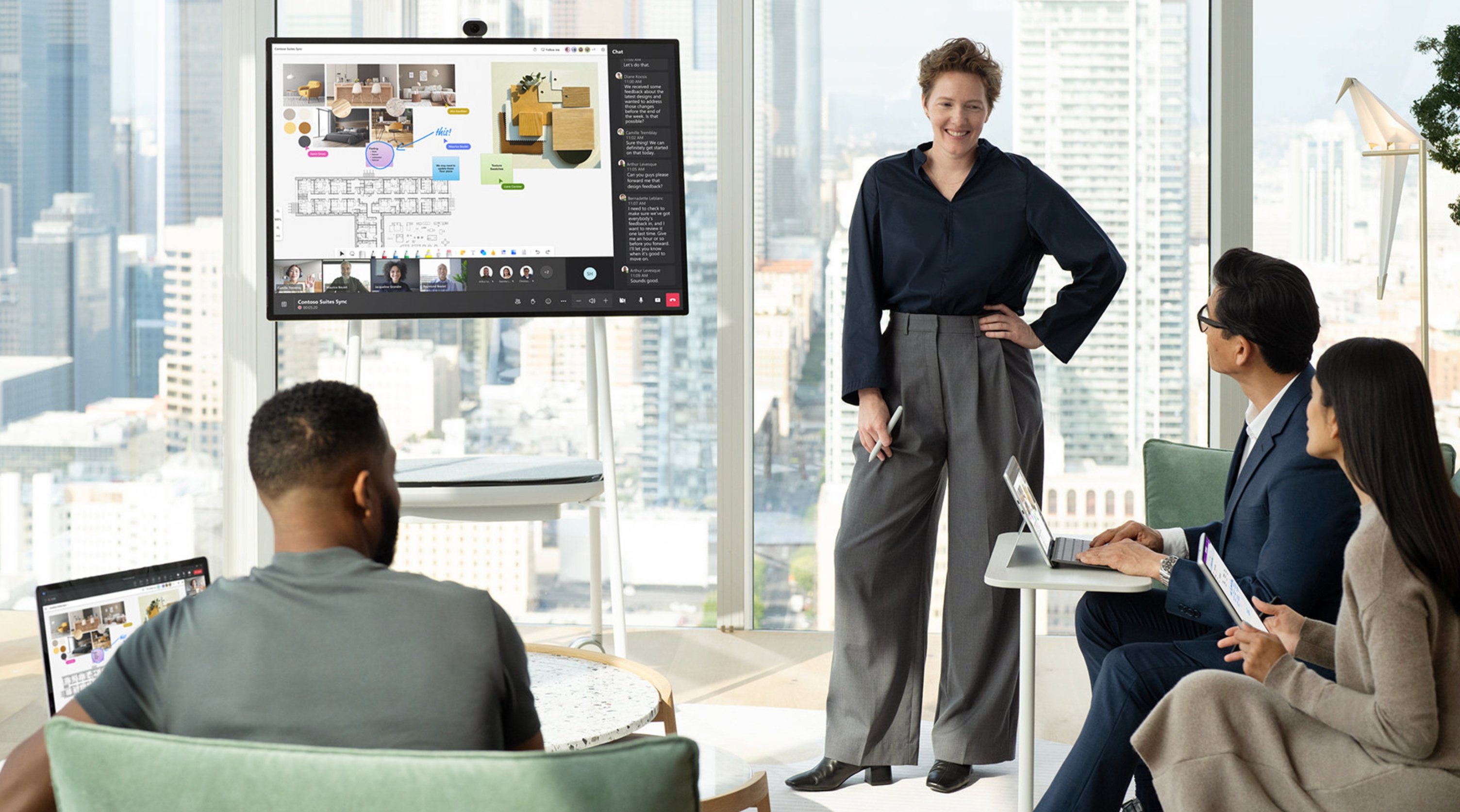 Le Microsoft Surface Hub 3. © Microsoft