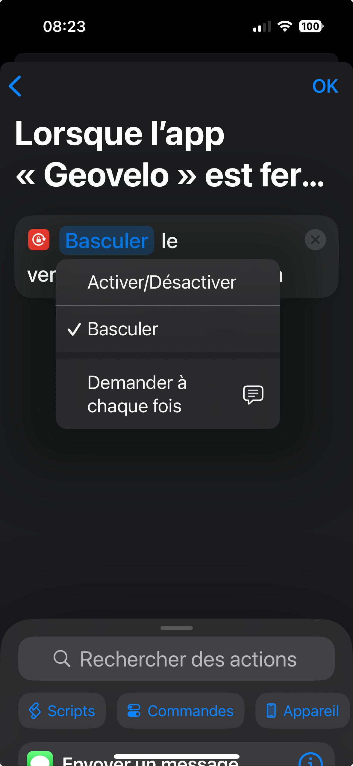 iOS - Raccourcis