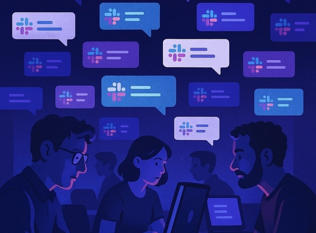 L’agitation permanente dans les canaux Slack d’OpenAI - © Clubic/Perplexity Labs
