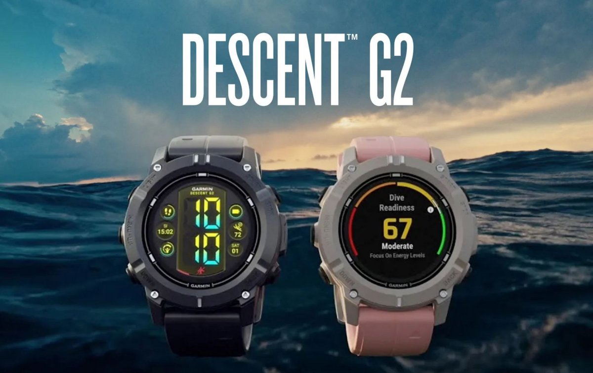 Garmin lance sa nouvelle montre Descent G2, dédiée à la plongée © Garmin