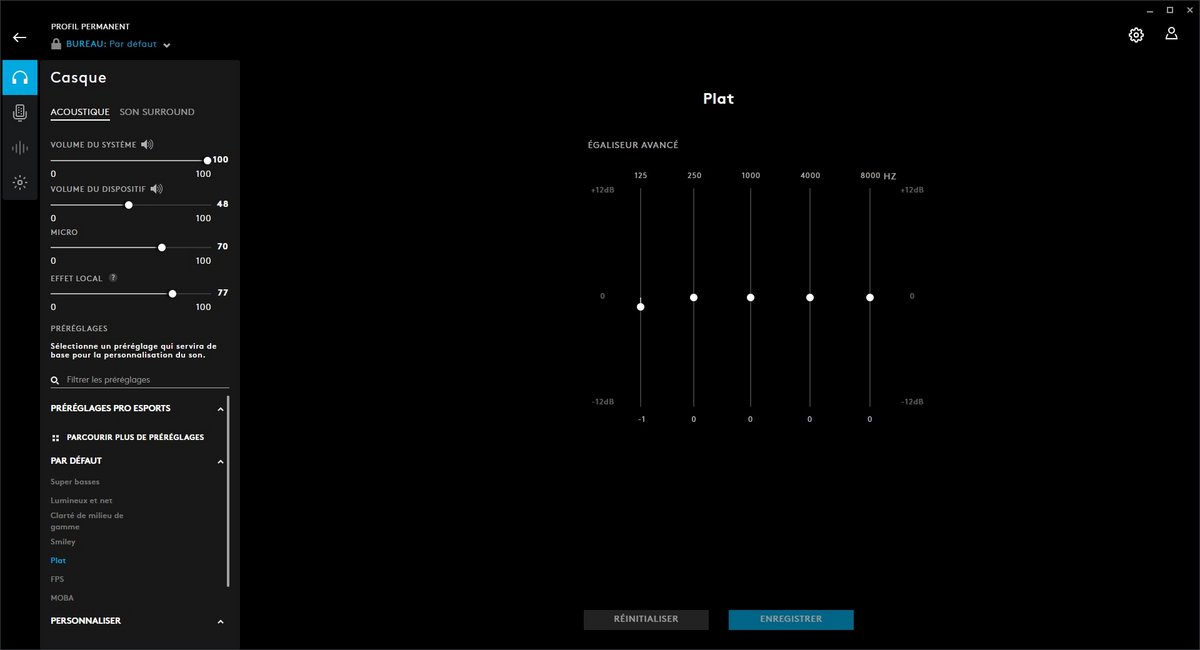 Logitech G Hub - Test G735