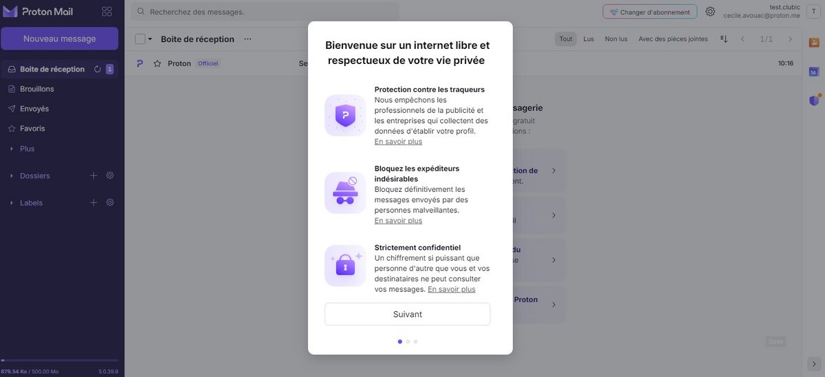 Proton Mail, une messagerie respectueuse de la vie privée des utilisateurs