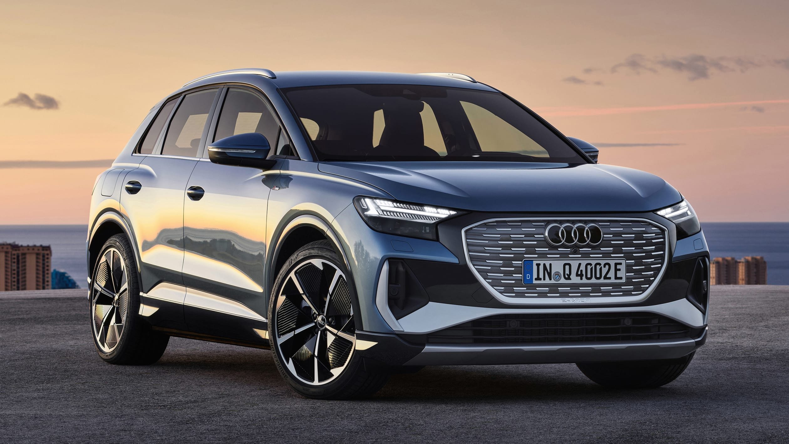 Le Q4 e-tron, un modèle électrique mis au point par le constructeur allemand © Audi