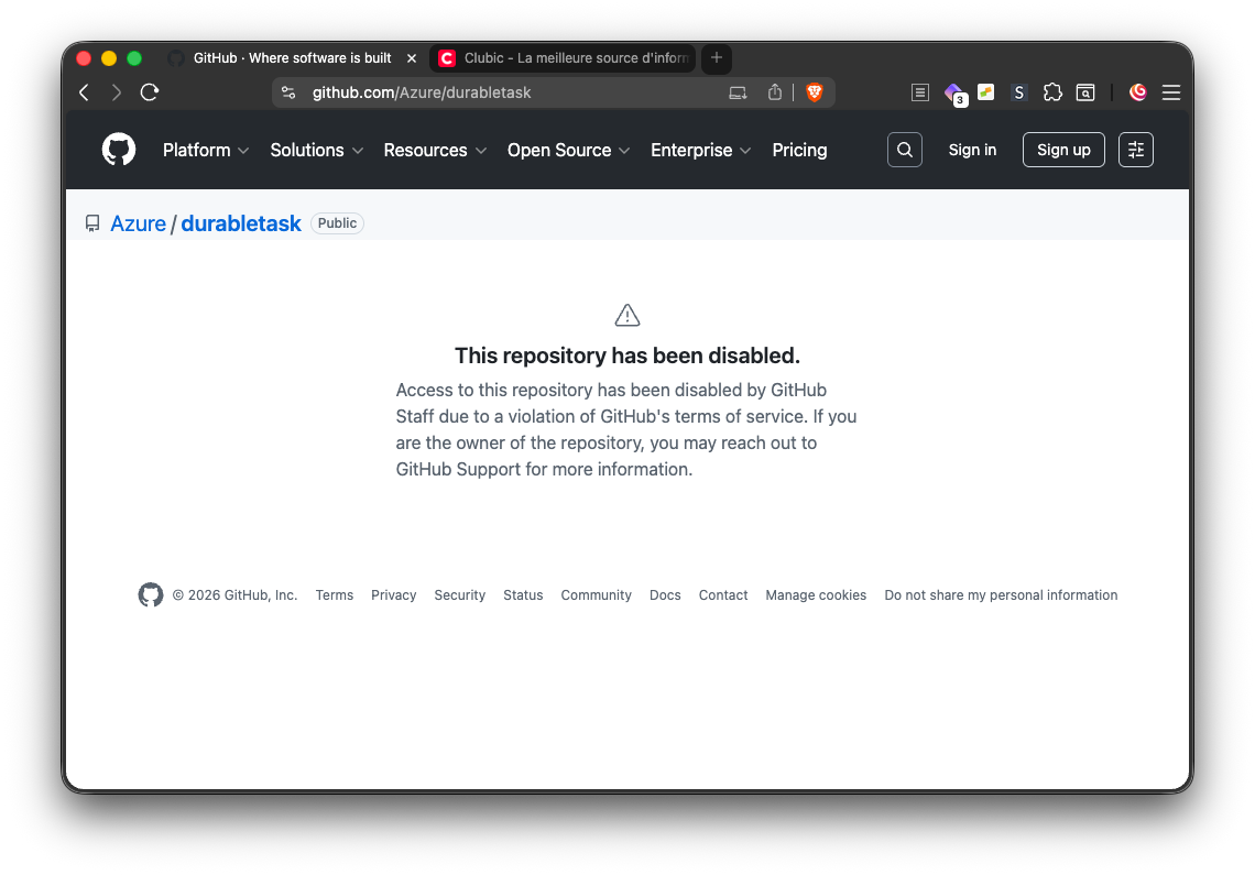 Github compromission