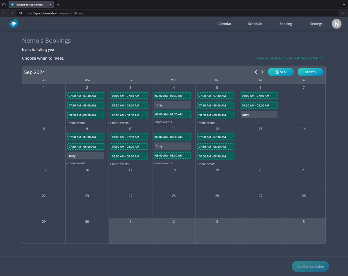 Partagez votre agenda avec vos proches, vos clients ou vos collaborateurs © MZLA Technologies Corporation