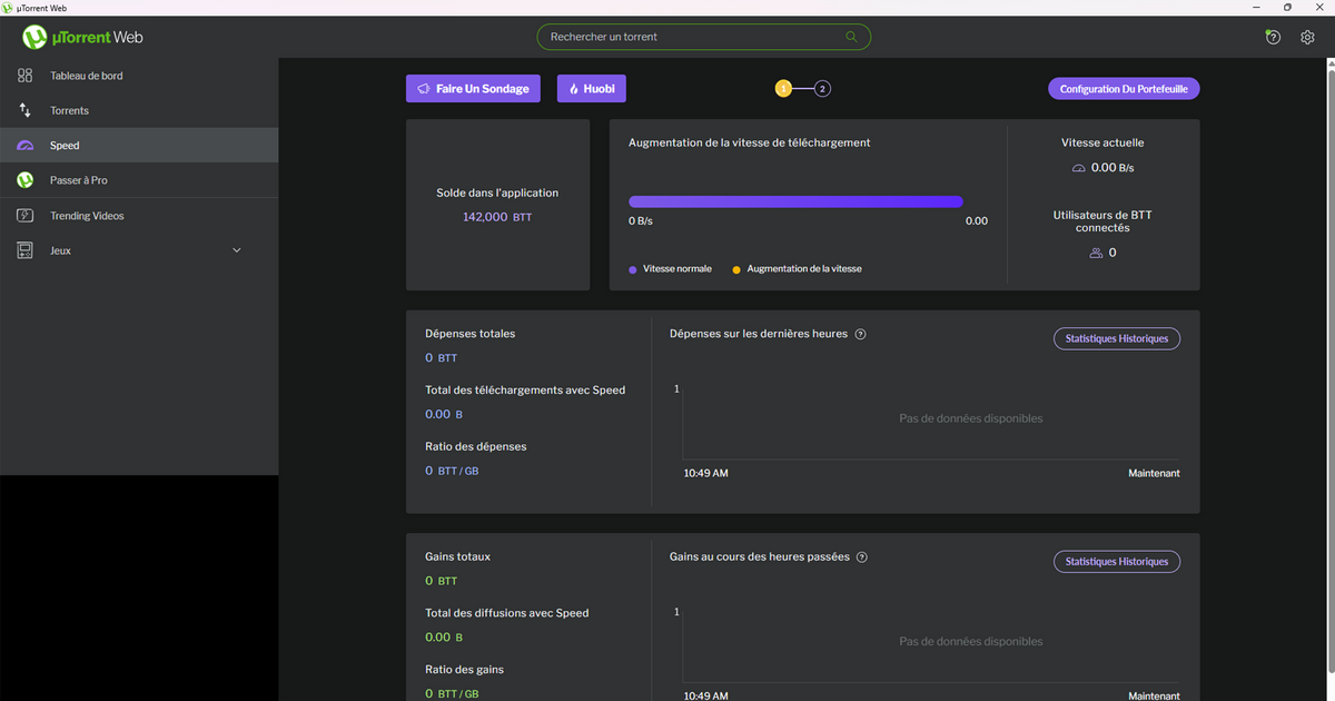 µTorrent (uTorrent) vérifie automatiquement l’intégrité des fichiers téléchargés via un système de hash, relançant uniquement les fragments corrompus pour garantir des fichiers complets et exploitables - © uTorrent