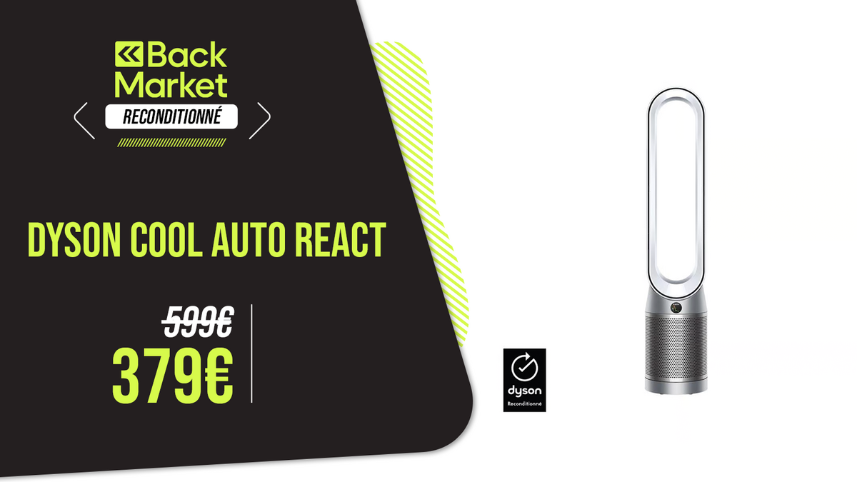 Dyson Cool Auto React back market