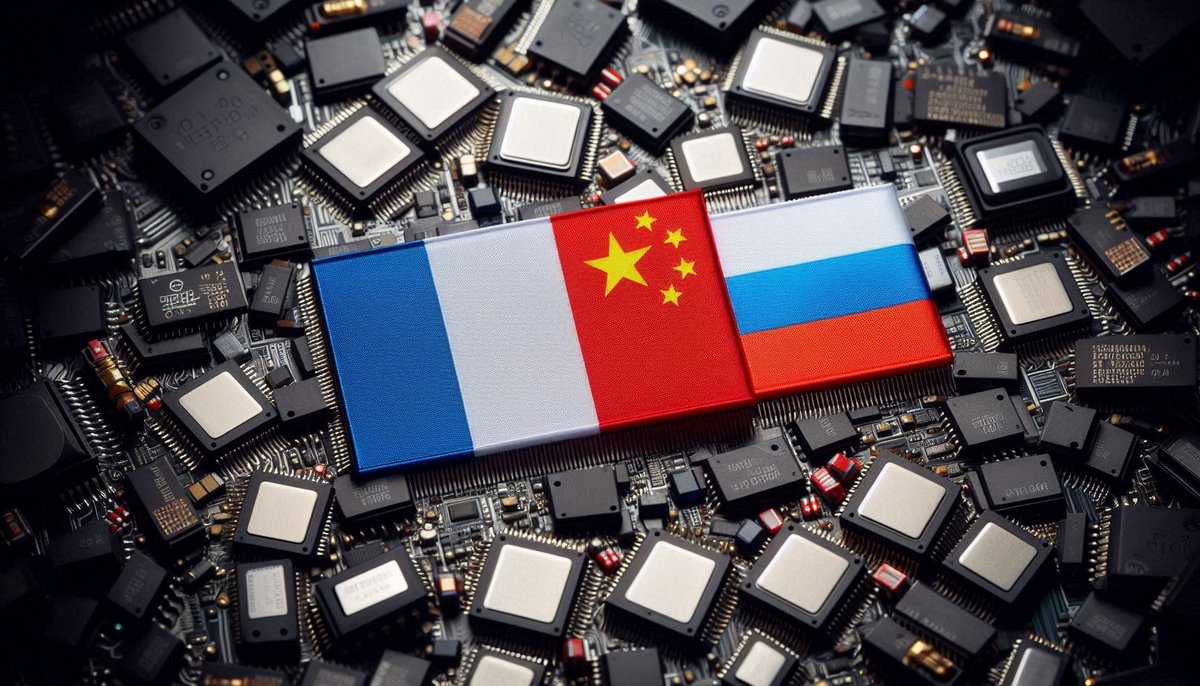 La Chine et la Russie ont-elles avalé des technologiques françaises sur le secteur des semi-conducteurs © Microsoft Designer, pour Clubic