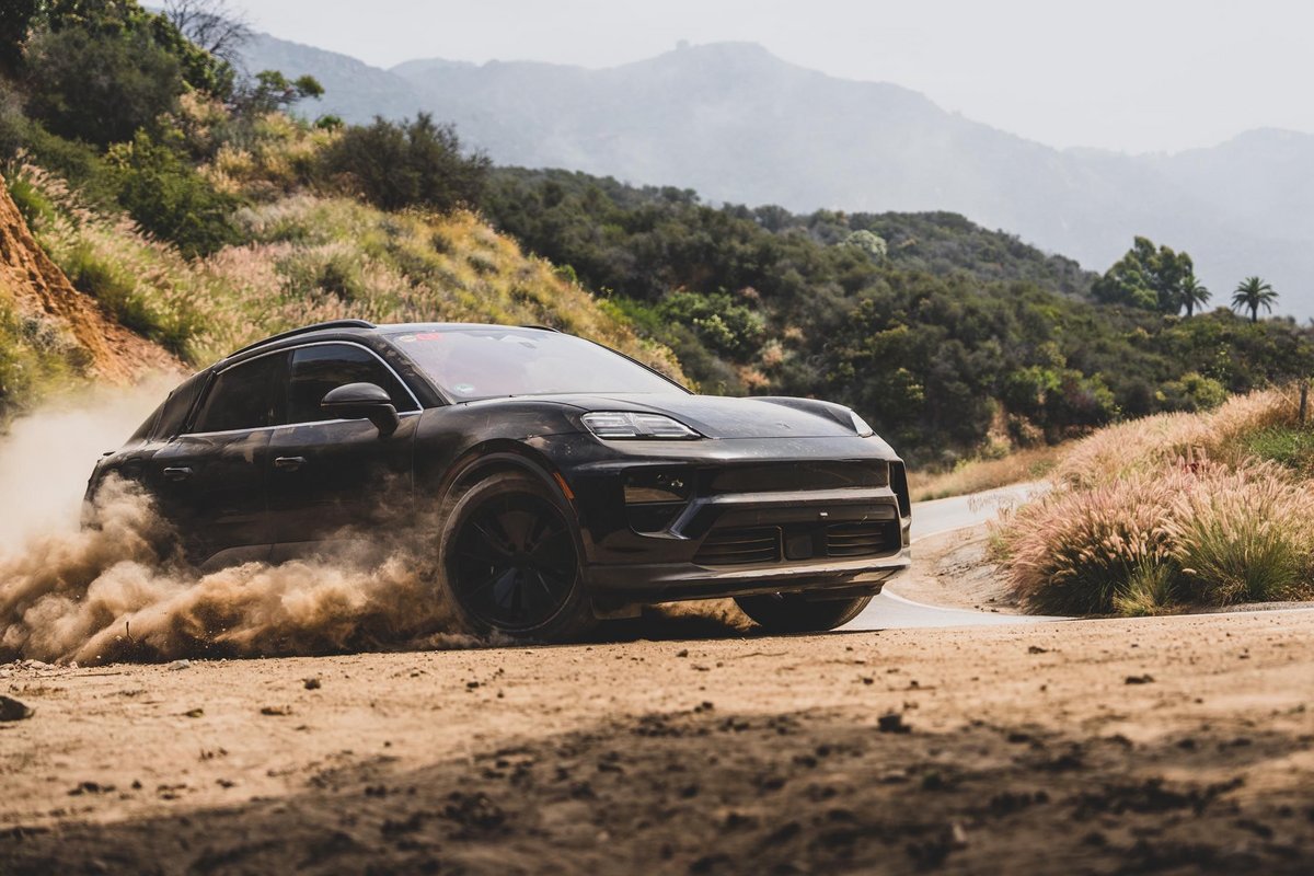  Le Macan en pleine action © Porsche