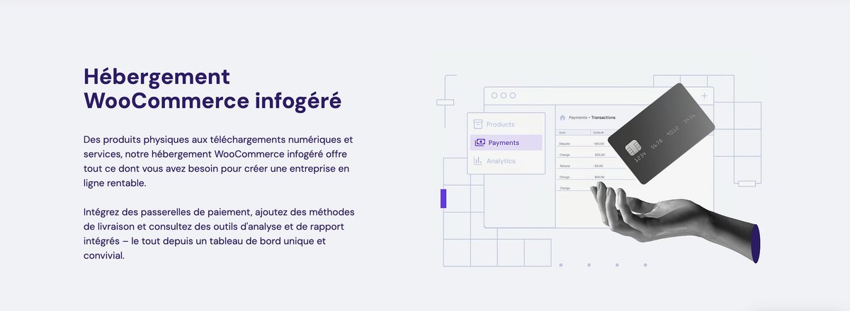 Un hébergement WooCommerce infogéré grâce à Hostinger © Hostinger