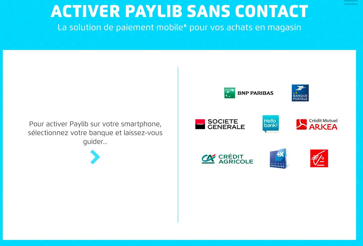 Paylib sans contact