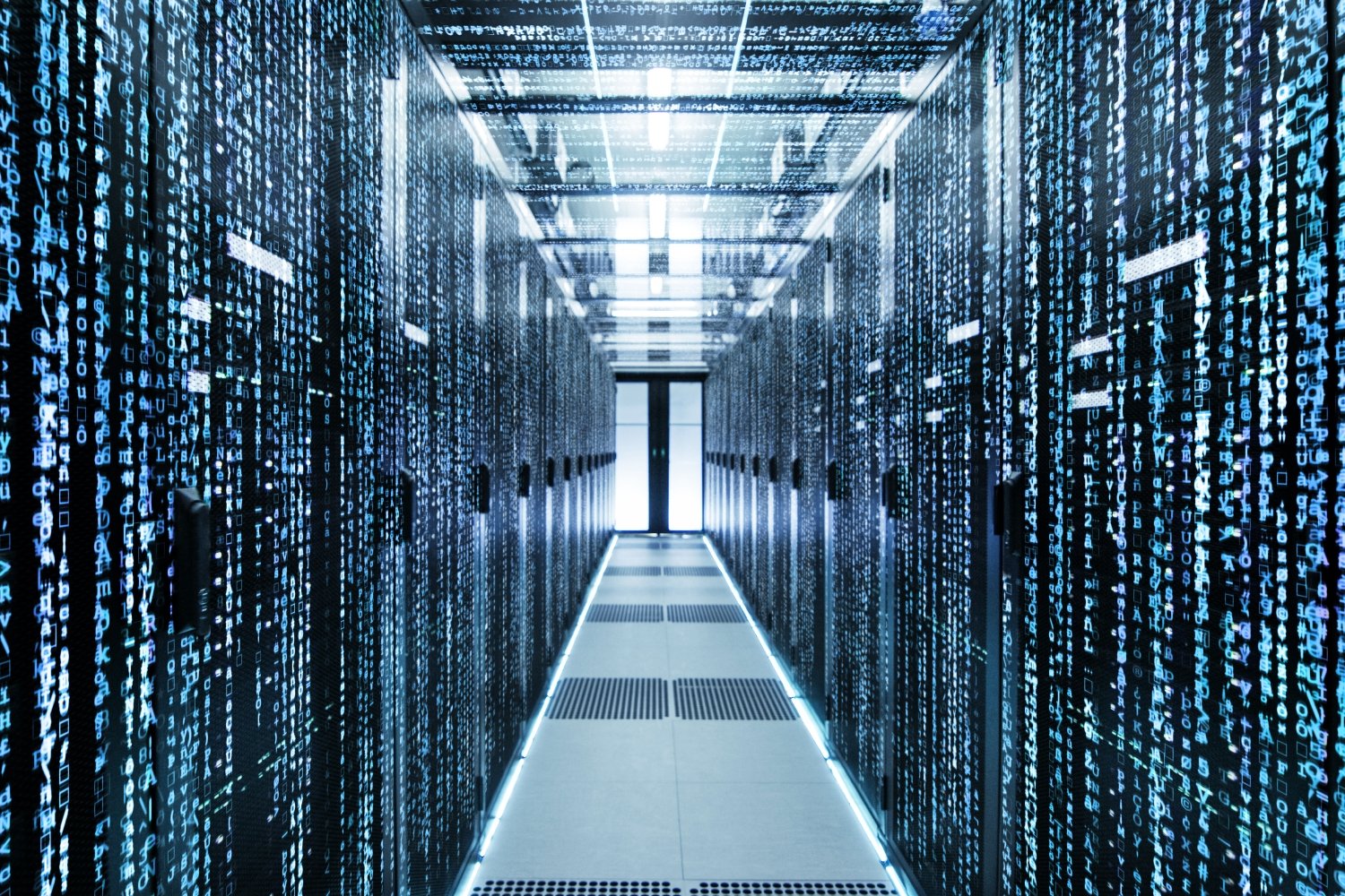 Vue d'artiste de l'intérieur d'un centre de données. ©Gorodenkoff / Shutterstock