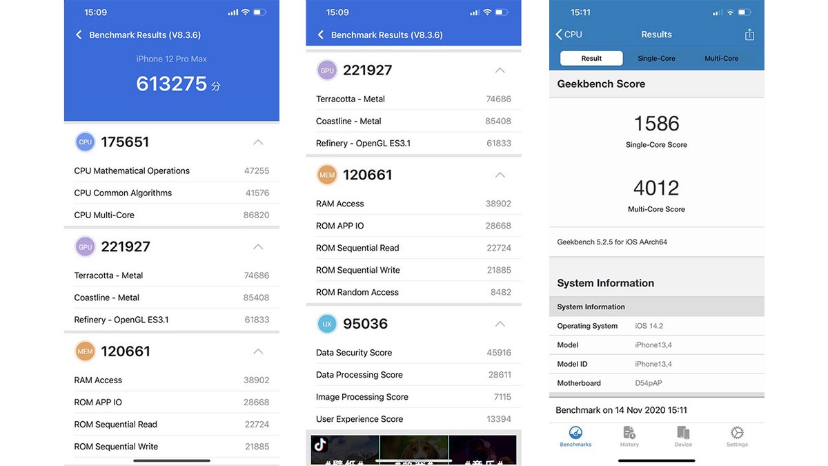 L'iPhone 13 Pro contre l'iPhone 12 Pro Max.