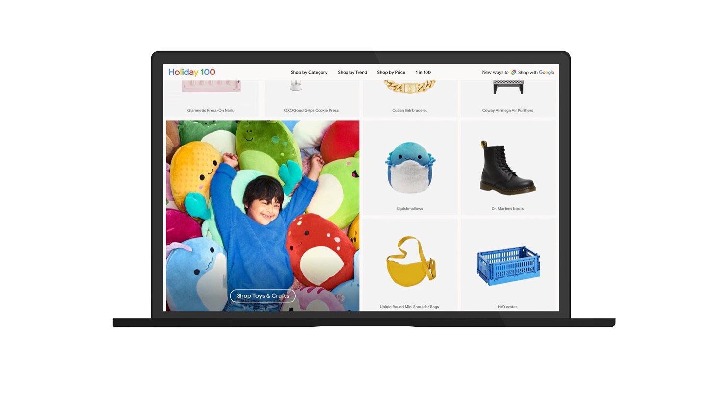 Le classement Holiday 100 © Google