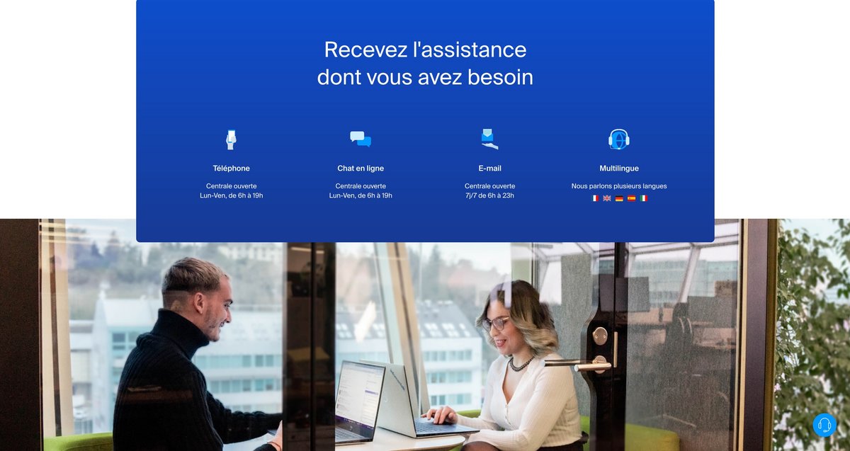 Infomaniak possède une assistance client performante  © Infomaniak