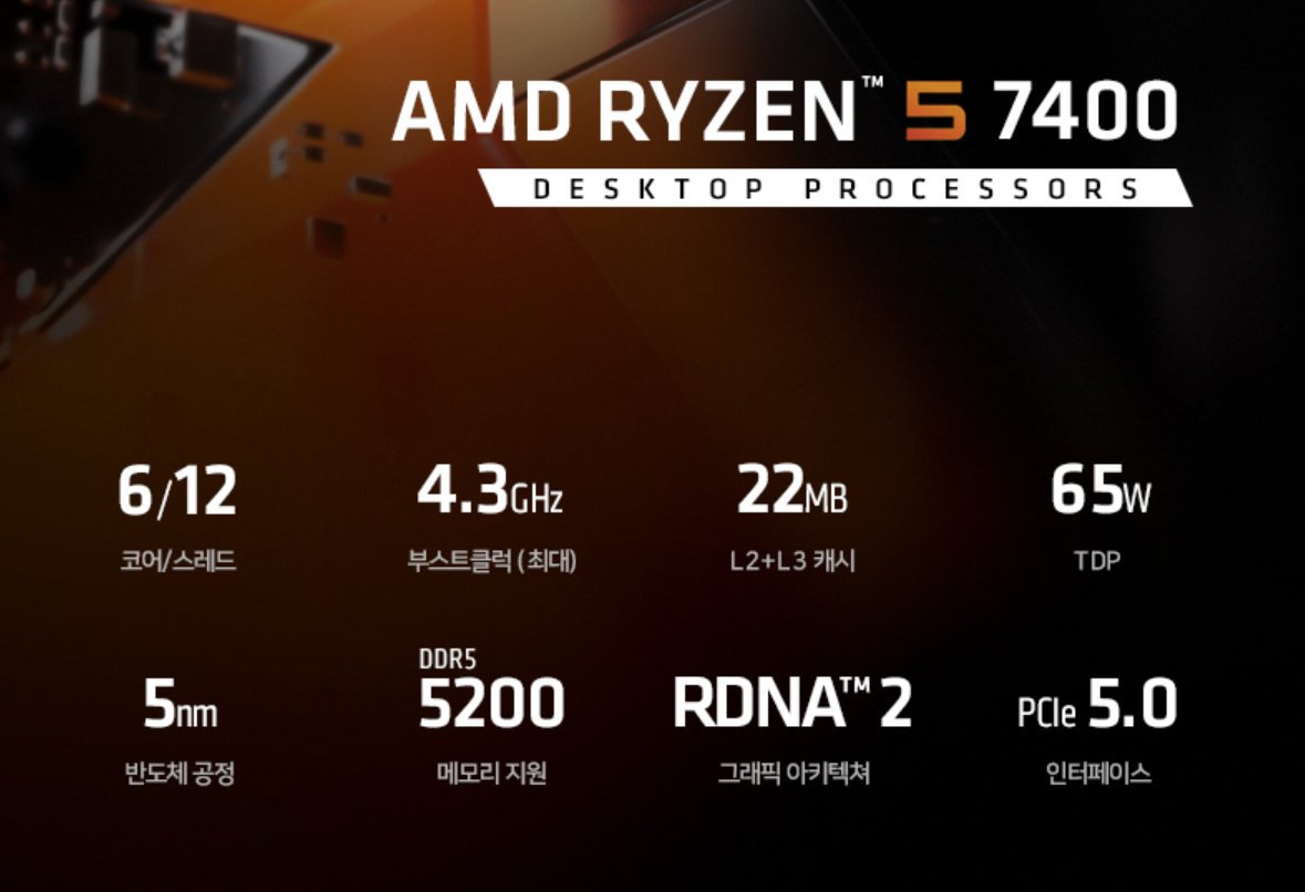 Les spécifications de cet étrange Ryzen 5 7400. ©VideoCardz